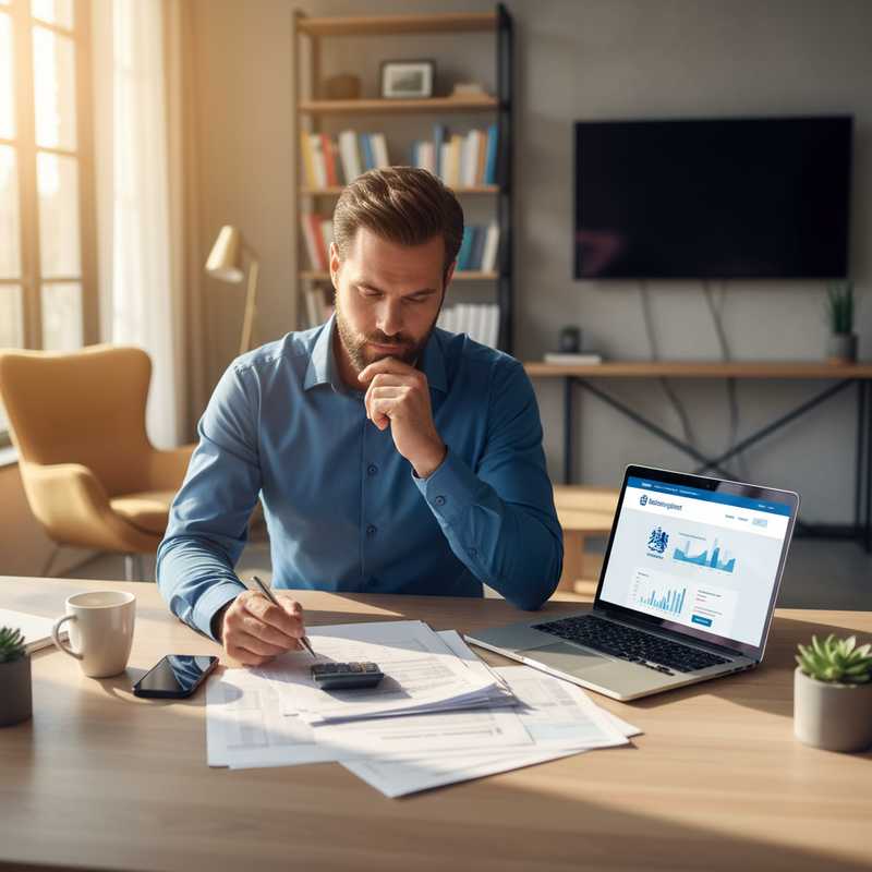 Nederlandse ondernemer bekijkt belastingdocumenten op laptop met betrekking tot vennootschapsbelasting